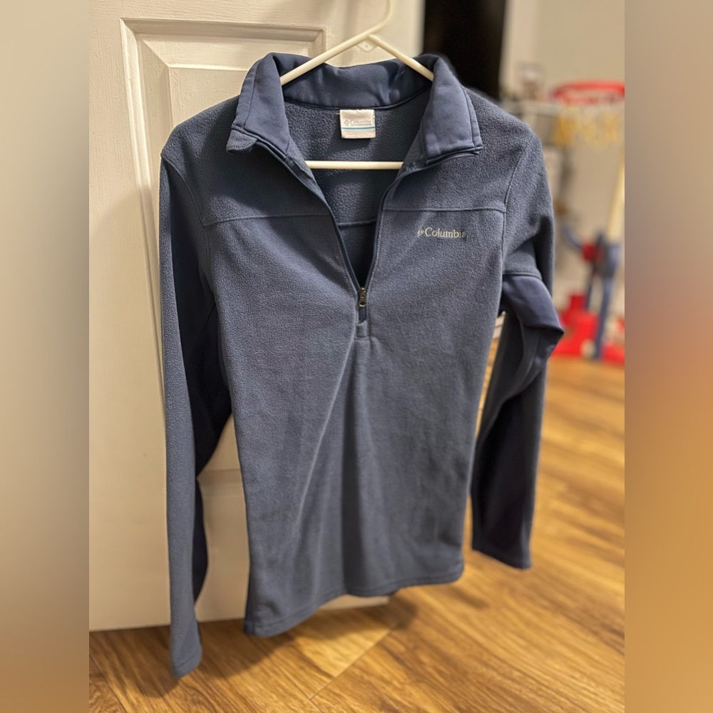 Columbia quarter zip navy blue XS